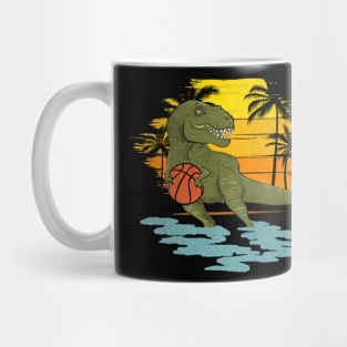 DinosaurTrex Basketball, Boys Dinosaur Mug